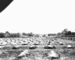 US military cemetery, Guadalcanal, Solomon Islands, circa 1943