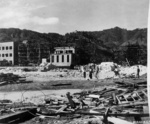 Destroyed industrial building, Nagasaki, Japan, mid-1946
