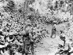 American soldiers resting during the Bataan death march, May 1942, photo 2 of 3