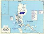 Map noting American dispositions at Luzon, Philippine Islands on 8 Dec 1941