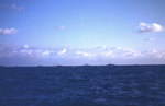 Battleship Idaho fired her 5-inch gun at shore targets on Iwo Jima, 19 Feb 1945