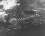 Fires and explosions on Iwo Jima