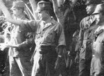 Kuribayashi directing defenders at Iwo Jima, circa May 1944-Jan 1945