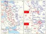 Map depicting front lines in Eastern Europe and the Battle of Kursk, 4 Jul-1 Aug 1943