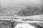 Aerial view of Lugou Bridge, Beiping, China, circa late 1937; photograph taken from a Japanese aircraft