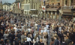 People of Eindhoven, the Netherlands dancing in the town square upon liberation, 20 Sep 1944
