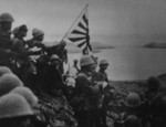 Japanese Special Naval Landing Force troops at Attu or Kiska, Aleutian Islands, US Territory of Alaska, circa mid-1942
