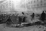 Russian civilians digging trenches in Moscow, Russia, 15 Nov 1941