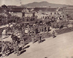 Japanese troops gathered outside Mukden, Liaoning Province, China, 18 Sep 1931