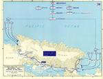 Map depicting the invasion of Hollandia, New Guinea, 22-26 Apr 1944