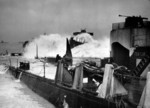Stormy weather in the English Channel, Jun 1944