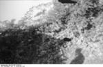 Unclear photograph taken at Gran Sasso, Italy, 12 Sep 1943