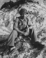 US Marine John Day on Peleliu, Palau Islands, Oct 1944