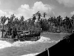 An US Navy LCM delivered men to the Leyte beachhead, Philippine Islands, 20 Oct 1944
