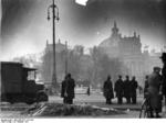 The Reichstag building in the morning after the fire, Berlin, Germany, 28 Feb 1933
