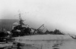 French destroyer Mameluk scuttled at Toulon, France, circa 27 Nov 1942