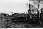 Damaged buildings in Stalingrad, Russia, Sep 1942