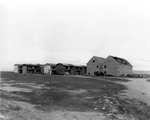 Model enemy village, Dugway Proving Ground, Utah, United States, 1940s