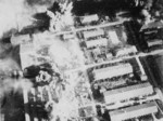Kagi Airfield under carrier aircraft attack, Taiwan, 12 Oct 1944, photo 3 of 5