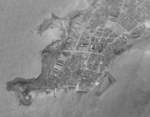 USAAF reconnaissance photograph of Mako harbor, Pescadores Islands, Dec 1943