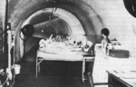 Temporary hospital in a lateral tunnel of the Malinta Tunnel, Corregidor, Philippine Islands, 1942