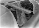 Aerial view of the under-construction Naval Air Station Midway, Eastern Island, Midway Atoll, 1941
