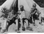 Hitler Youth members playing musical instruments, 1930s