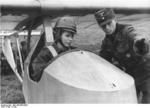 Hitler Youth member being instructed on a glider, date unknown