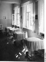 Infant room at a Lebensborn facility, Germany, 1936; photo 2 of 2