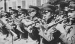Japanese Army military band, Army Toyama School, Tokyo, Japan, 1940s