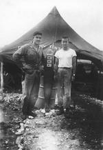 USMC VMF 124 squadron members Joseph Quilty, Jr. and James English, 1943