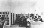 The library at Montford Point, Camp Gilbert H. Johnson, Jacksonville, North Carolina, United States, 1945