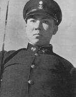 Portrait of naval cadet of the Japanese-sponsored Nanjing puppet government, Shanghai, China, circa 1943