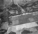 Kagi butanol plant under attack by B-25 bombers of 3rd Bombardment Group, USAAF 5th Air Force, Kagi (now Chiayi), Taiwan, 3 Apr 1945, photo 5 of 5