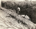 Fallen infantryman, France, 1944-1945