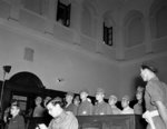 Fifteen Japanese accused of the 18-26 Aug 1945 Lantau Island atrocities on trial, Hong Kong, 28 Mar 1946