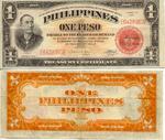 Commonwealth of the Philippines One Peso note, series 1941, front and back