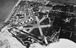 Aerial view of Naval Air Station Corpus Christi, Texas, United States, as it appeared in the Mar 1947 edition of the 