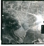 Aerial view of American bombing of Takao (now Kaohsiung), Taiwan, 1 Jun 1945, photo 4 of 4