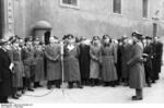 German officers announcing the seizure of Italian artwork, Rome, Italy, 4 Jan 1944