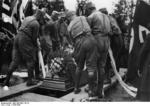 Funeral of a German Nazi Party SA man, Eberswalde, Germany, 1929-1933