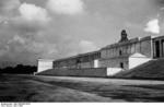 The Zeppelintribüne grand stand at the Nazi Party rallying ground Zeppelinfeld, Nürnberg, Germany, 1942