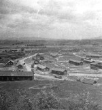 Barracks for US airmen in China, circa 1940s