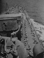 Calisthenics aboard a Japanese warships, 1941-1943