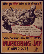 Anti-Japanese poster printed by the United States Army