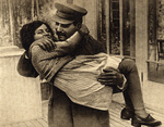 Joseph Stalin with his daughter Svetlana, 1935