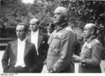 Goebbels and Blomberg at a festival in Bayreuth, Bavaria, Germany, Jul 1937