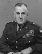 Portrait of Lieutenant General Edward Brooks, 19 Mar 1953; note writing by Colonel R. Potter Campbell, Jr. to Brooks
