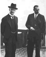Chamberlain and ambassador to Germany Neville Henderson, circa late 1930s