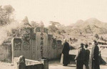 Chiang Kaishek at the Chiang ancestral grave, Yixing County, Jiangsu Province, China, 16 May 1948, photo 2 of 2